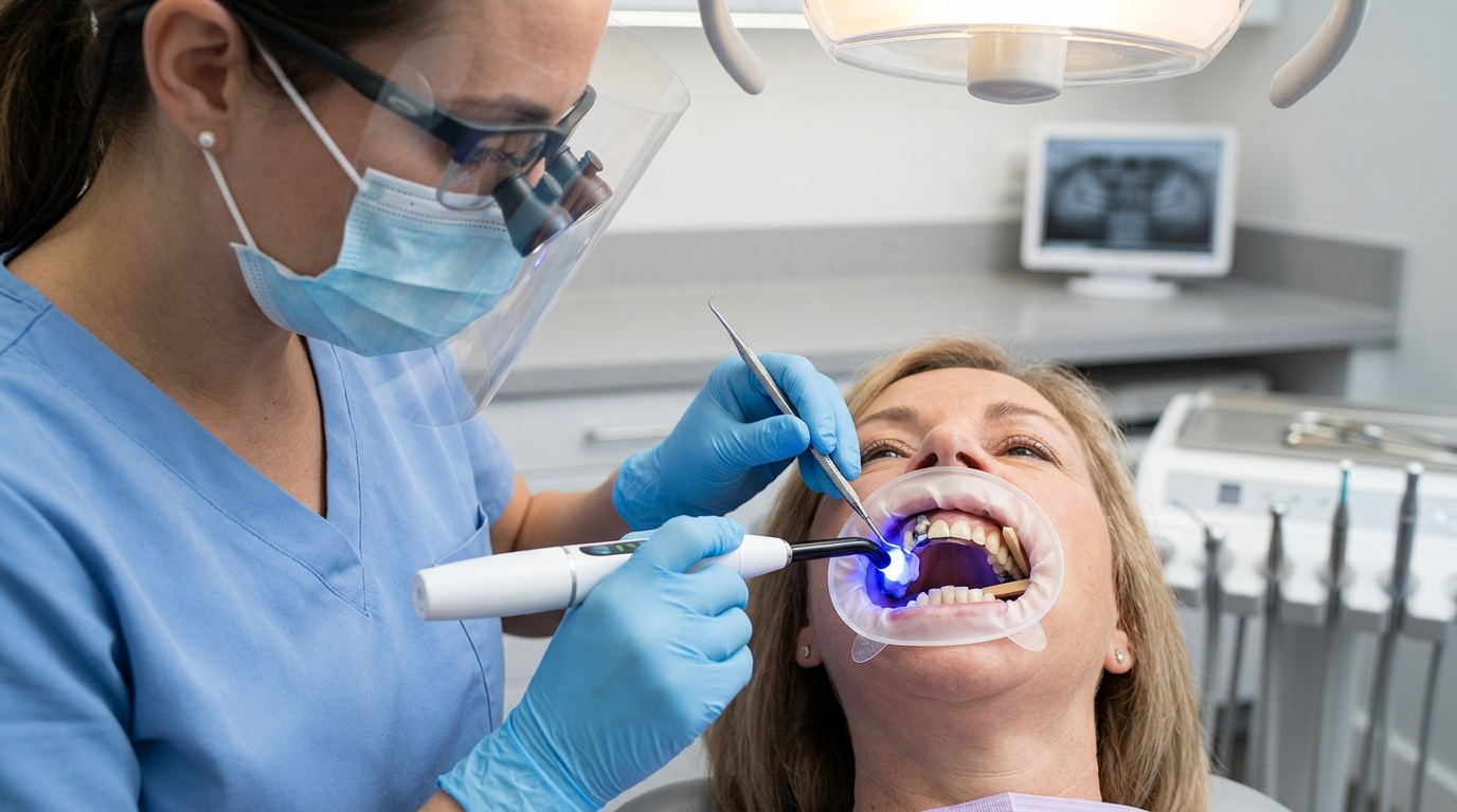 Tooth-Coloured White Fillings